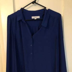 Anne Taylor Loft chiffon shirt